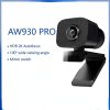 AW930 PRO Autofocus HDR 2K Webcam 100Â¬âˆž Wide-Angle Type-C With Dual Noise Cancelling Mics For Meeting /Live Streaming /OBS