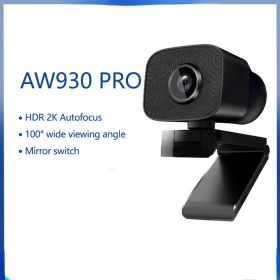 AW930 PRO Autofocus HDR 2K Webcam 100Â¬âˆž Wide-Angle Type-C With Dual Noise Cancelling Mics For Meeting /Live Streaming /OBS