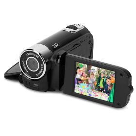 HD 1080P Digital Video Camcorder 2.7in 16X Zoom DV Camera 270Â° Rotation Rechargeable Kid Camera w/Fill Light Selfie