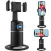 Auto Face Tracking Tripod; No App Required; 360Â¬âˆž Rotation Face Body Phone Camera Mount Smart Shooting Phone Tracking Holder for Live Vlog Streaming V