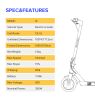 iscooter i9 us electric scooter with bag motor 350W 42v7.5ah, speed up to 30km/h 8.5 inch 2 wheel  folding adult with LED