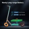 iscooter i9 us electric scooter with bag motor 350W 42v7.5ah, speed up to 30km/h 8.5 inch 2 wheel  folding adult with LED