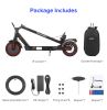 iscooter i9 us electric scooter with bag motor 350W 42v7.5ah, speed up to 30km/h 8.5 inch 2 wheel  folding adult with LED