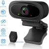 SAROOD Webcam; Full HD 1080p/30fps Web Camera with Microphones & Privacy Cover; 95 Degrees Wide Angle Lens & Auto Low Light Correction for Widescreen