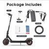 iscooter i9 us electric scooter with bag motor 350W 42v7.5ah, speed up to 30km/h 8.5 inch 2 wheel  folding adult with LED