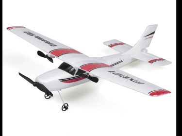 FX820 small fighter hand thrown electric remote control aircraft remote control fixed wing remote control glider model toy (Color: White)