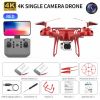 RC Drone Double 4K Wifi FPV HD Camera KY101 Drone Altitude Hold Gesture Mode Long Flying time RC Quadcopter Drone Toys For Boy