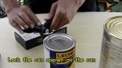 1pc Plastic Safety Bottle Opener Can Opener Cut Easy Grip; Manual Opener Knife For Cans Lid; Kitchen Tool