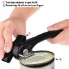 1pc Plastic Safety Bottle Opener Can Opener Cut Easy Grip; Manual Opener Knife For Cans Lid; Kitchen Tool