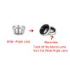 Phone Camera Lens Kit Magnetic 180Â¬âˆžFisheye Lens 0.67xWide Angle 10X Macro Lens