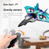 V17 RC Remote Control Airplane Drone 2.4G Gravity Sensing Remote Control Plane Glider Airplane EPP Foam Boy Toys Kids For Gift