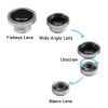 Phone Camera Lens Kit Magnetic 180Â¬âˆžFisheye Lens 0.67xWide Angle 10X Macro Lens