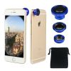 Phone Camera Lens Kit Magnetic 180Â¬âˆžFisheye Lens 0.67xWide Angle 10X Macro Lens